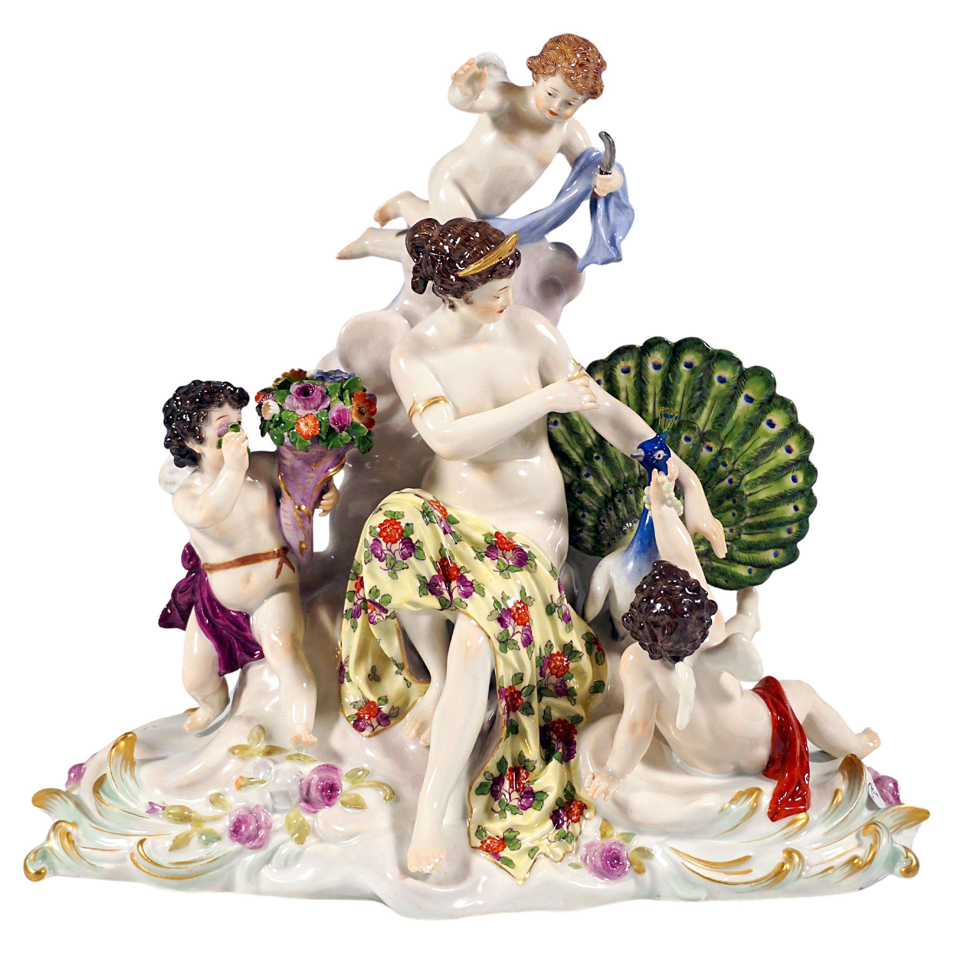 Meissen Art Nouveau Group 'The Air' by Paul Helmig, Germany Around 1900 For Sale