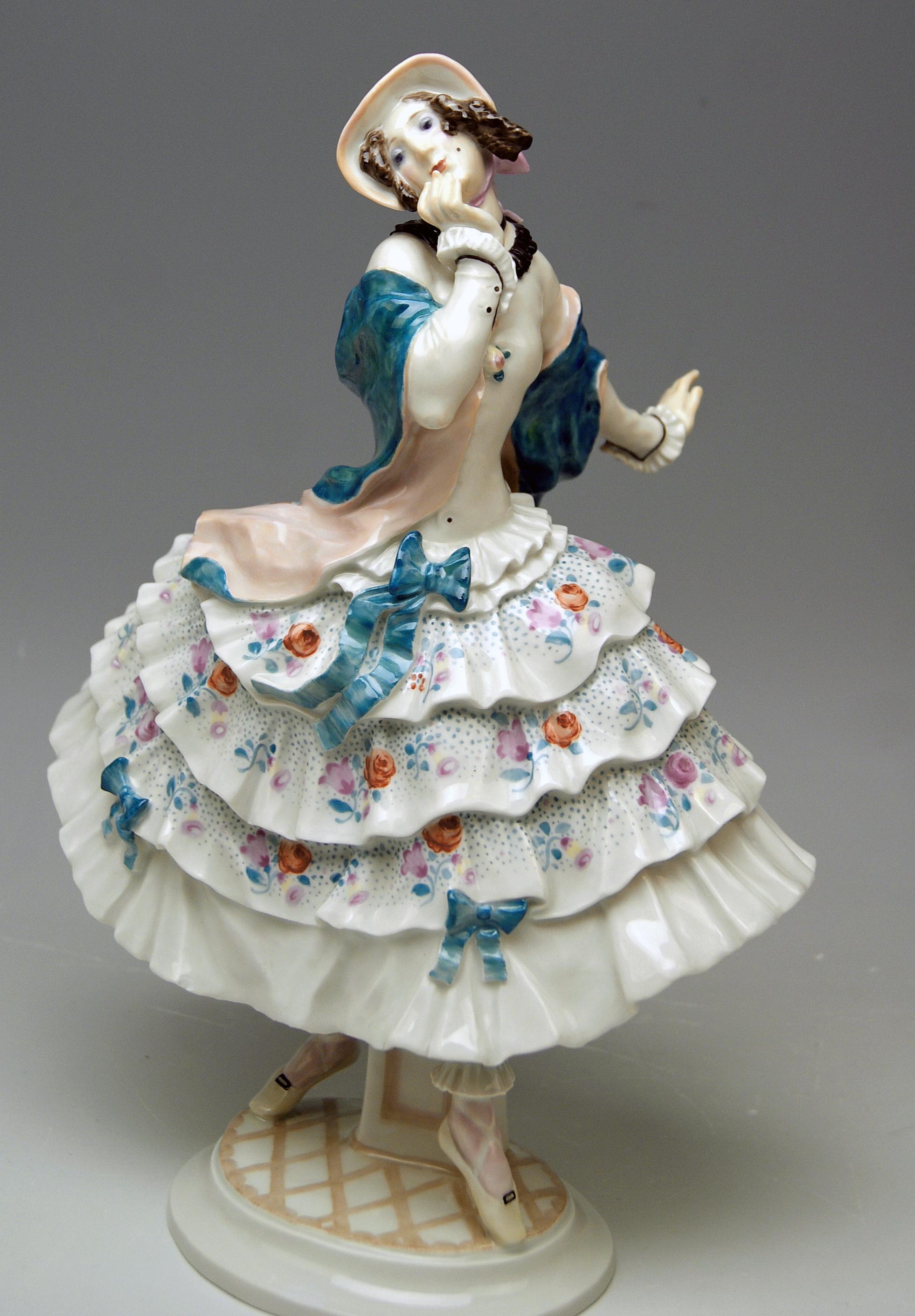 Meissen Ballet Dancer Estrella Model a 1003 Scheurich, Made 20th Century In Excellent Condition In Vienna, AT