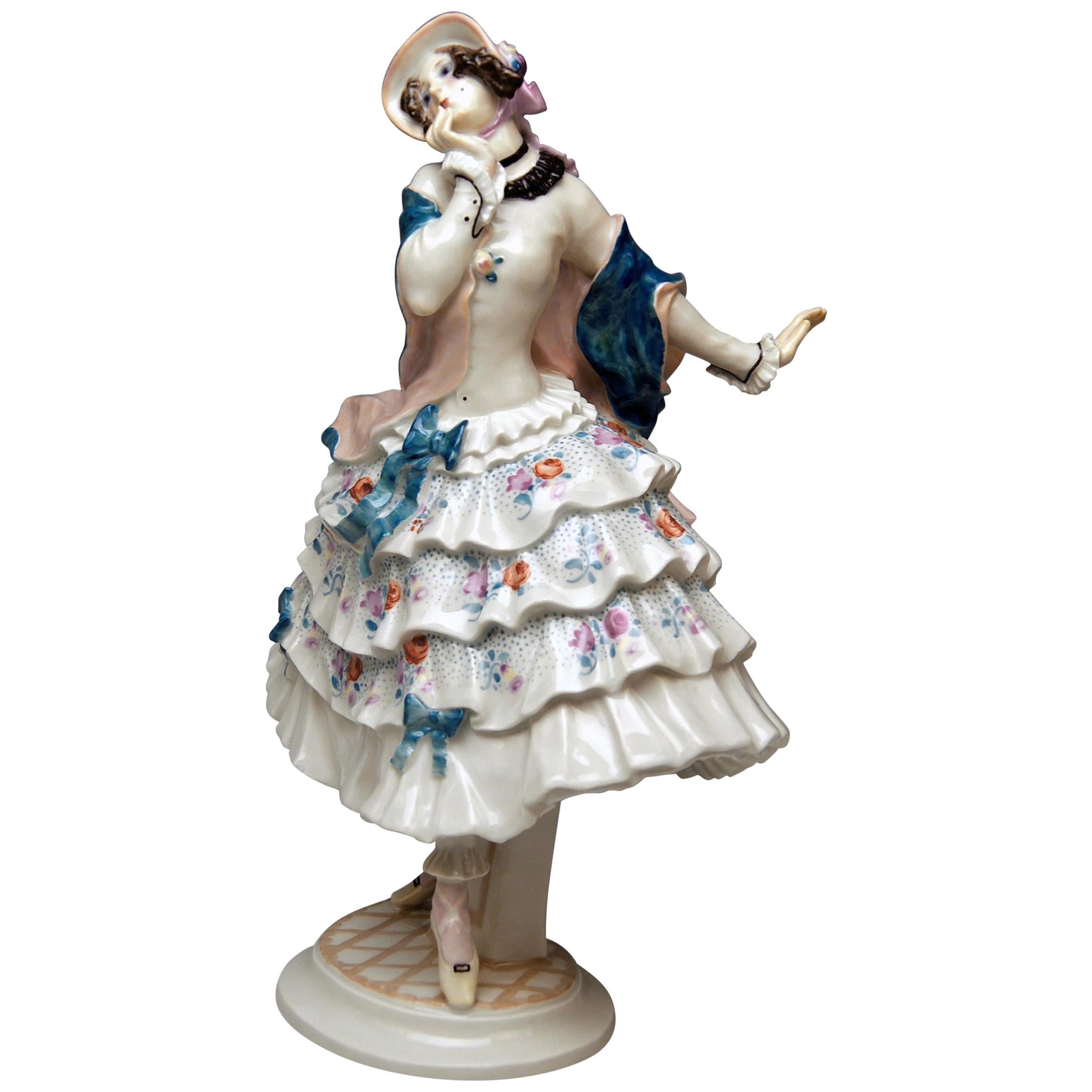 Meissen Ballet Dancer Estrella Model a 1003 Scheurich, Made 20th Century