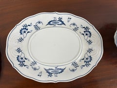Meissen Blue Danube Soup Tureen with Underplate