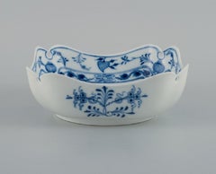 Meissen, Blue Onion Bowl in Porcelain, Approximate 1900