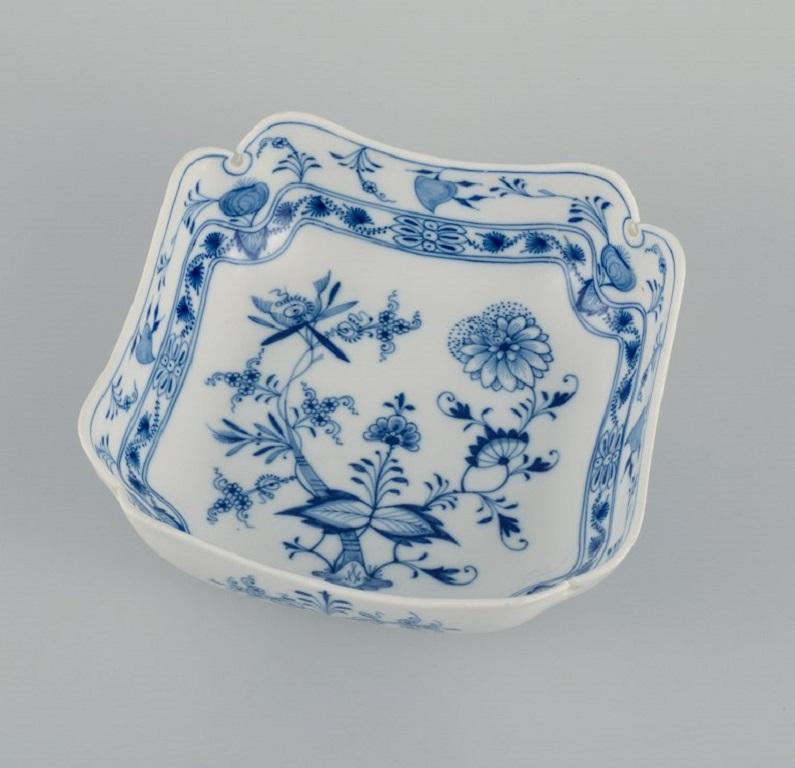German Meissen, Blue Onion Bowl in Porcelain, circa 1900