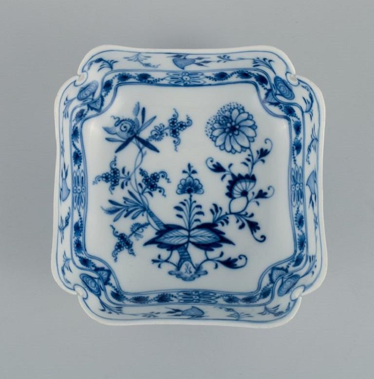 German Meissen, Blue Onion Bowl in Porcelain, Approximate 1900