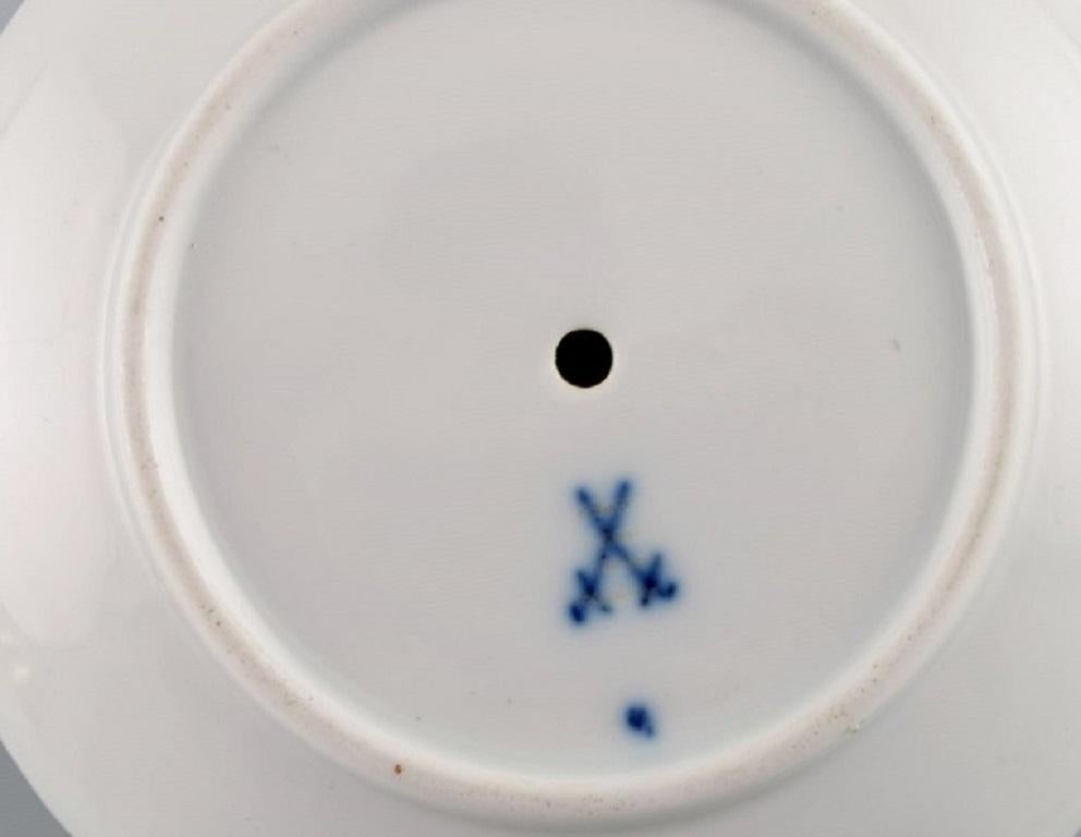 Meissenes Egoistisches Kaffeeservice mit blauer Zwiebel aus handbemaltem Porzellan, um 1900 im Angebot 2