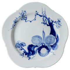 Meissen, Blue Orchid, Lunch Plate