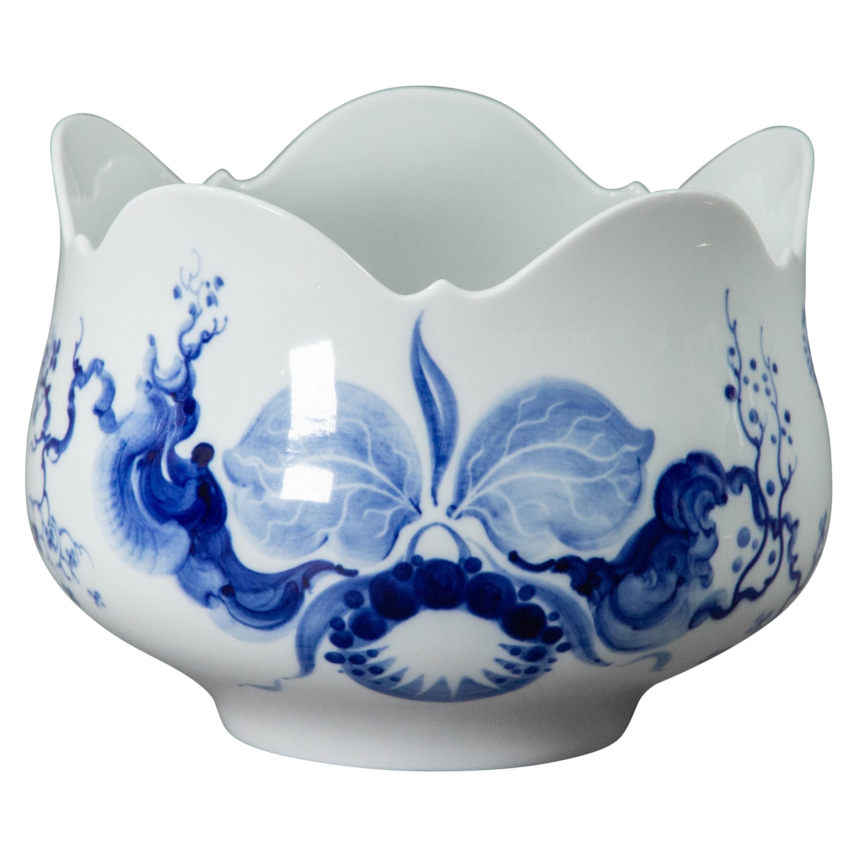 Meissen, Blue Orchid, Serving Bowl For Sale