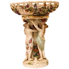 Meissen Centerpiece Depicting the Three Charities or Graces Dancing in a Circle