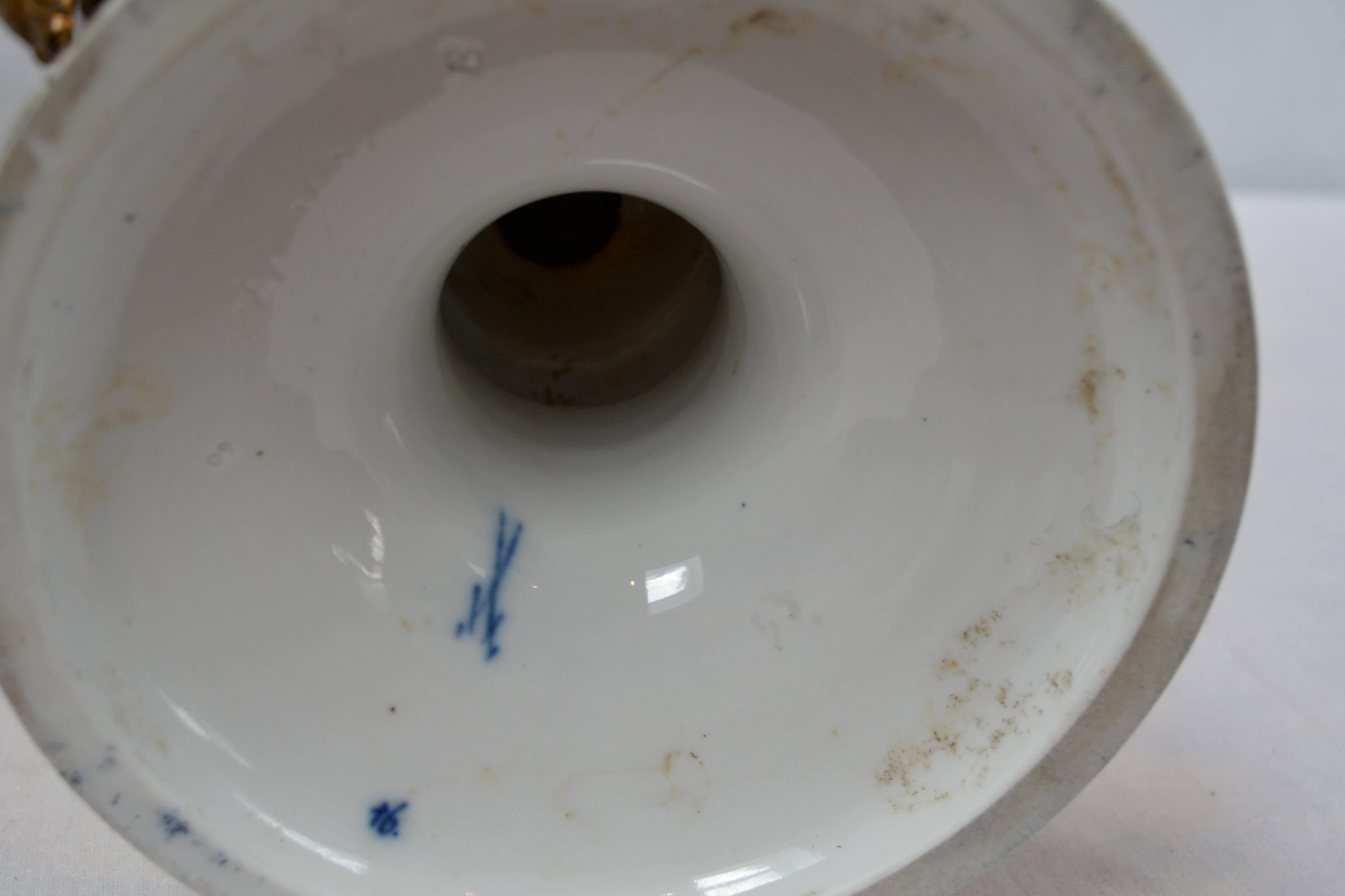 Meissen Cobalt Blue Schlangenvasen, Pair For Sale 1