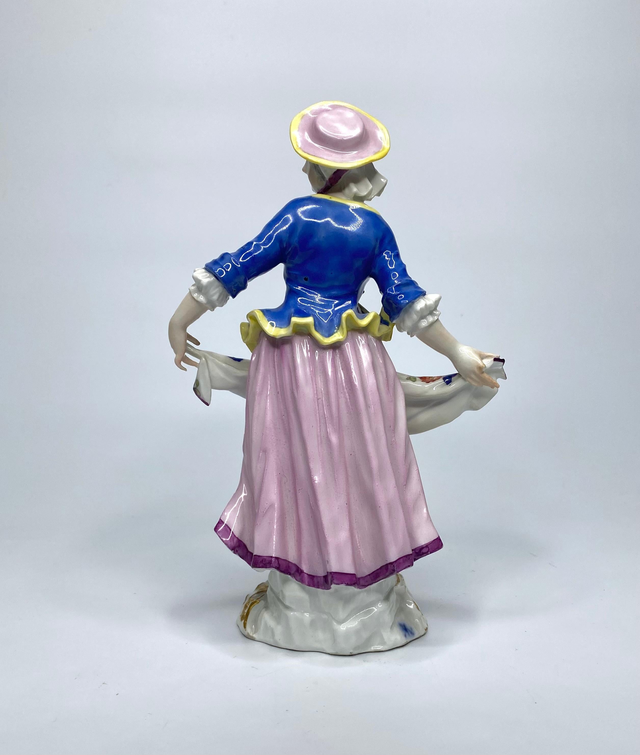 Mid-18th Century Meissen ‘Cris De Paris’, ‘Bakers Companion’, circa 1755