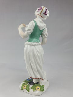 Meissen Dancing Peasant Woman