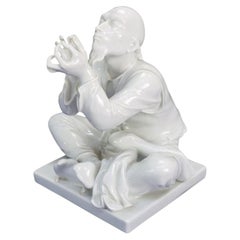 Meissen Designed By Alexander Struck Blanc De Chine Porcelain “The Tailor” c1950
