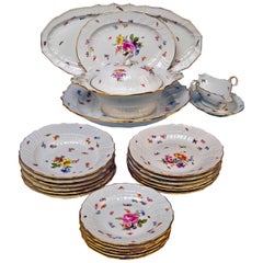 Meissen Dinner Service Set Neubrandenstein 6 Persons Kaendler Eberlein 23 Parts
