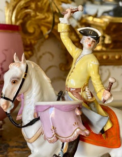 Meissen, Drum Rider Porcelain Subject, 20th Century