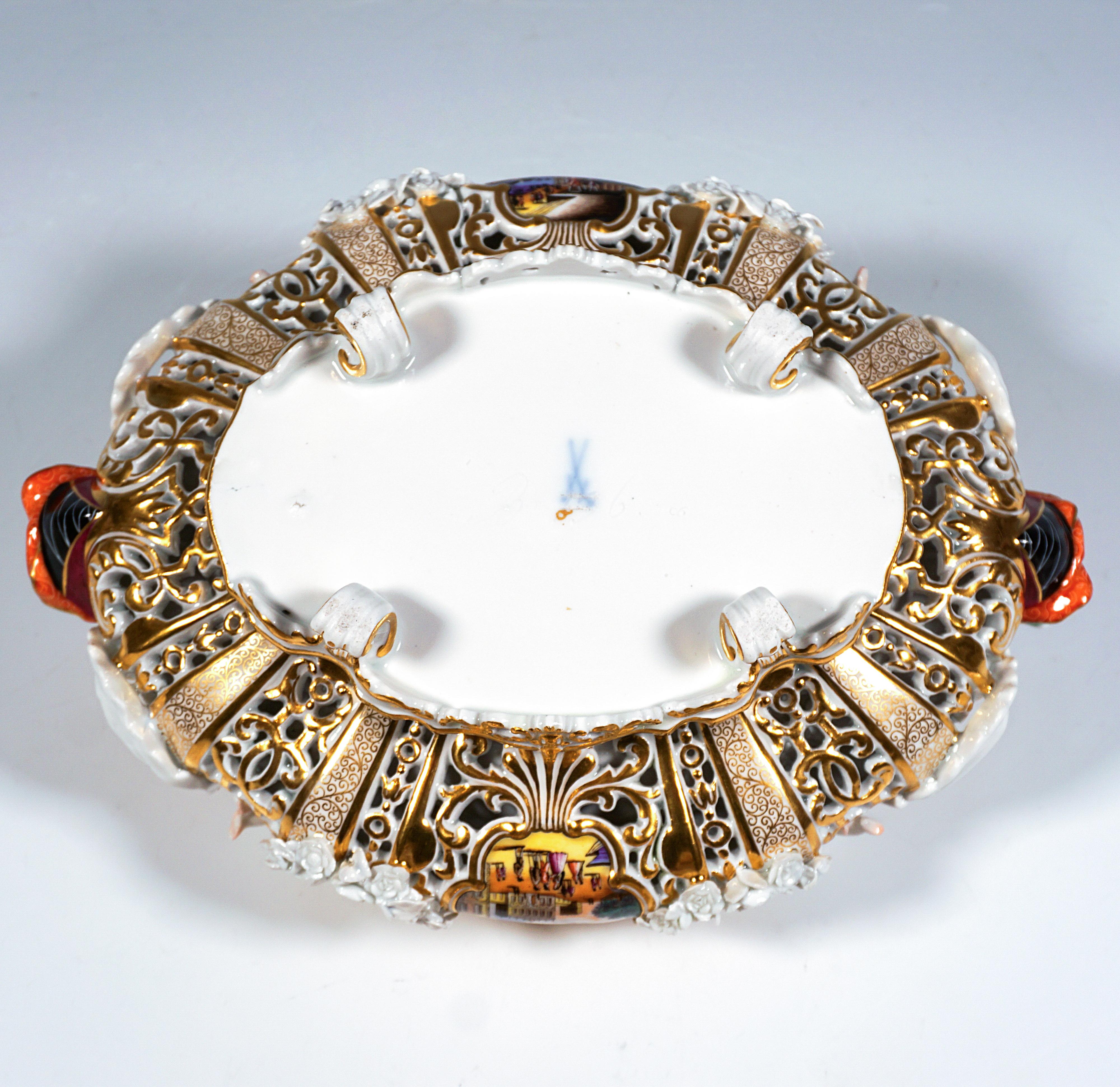 Soupière à couronne de Meissen 