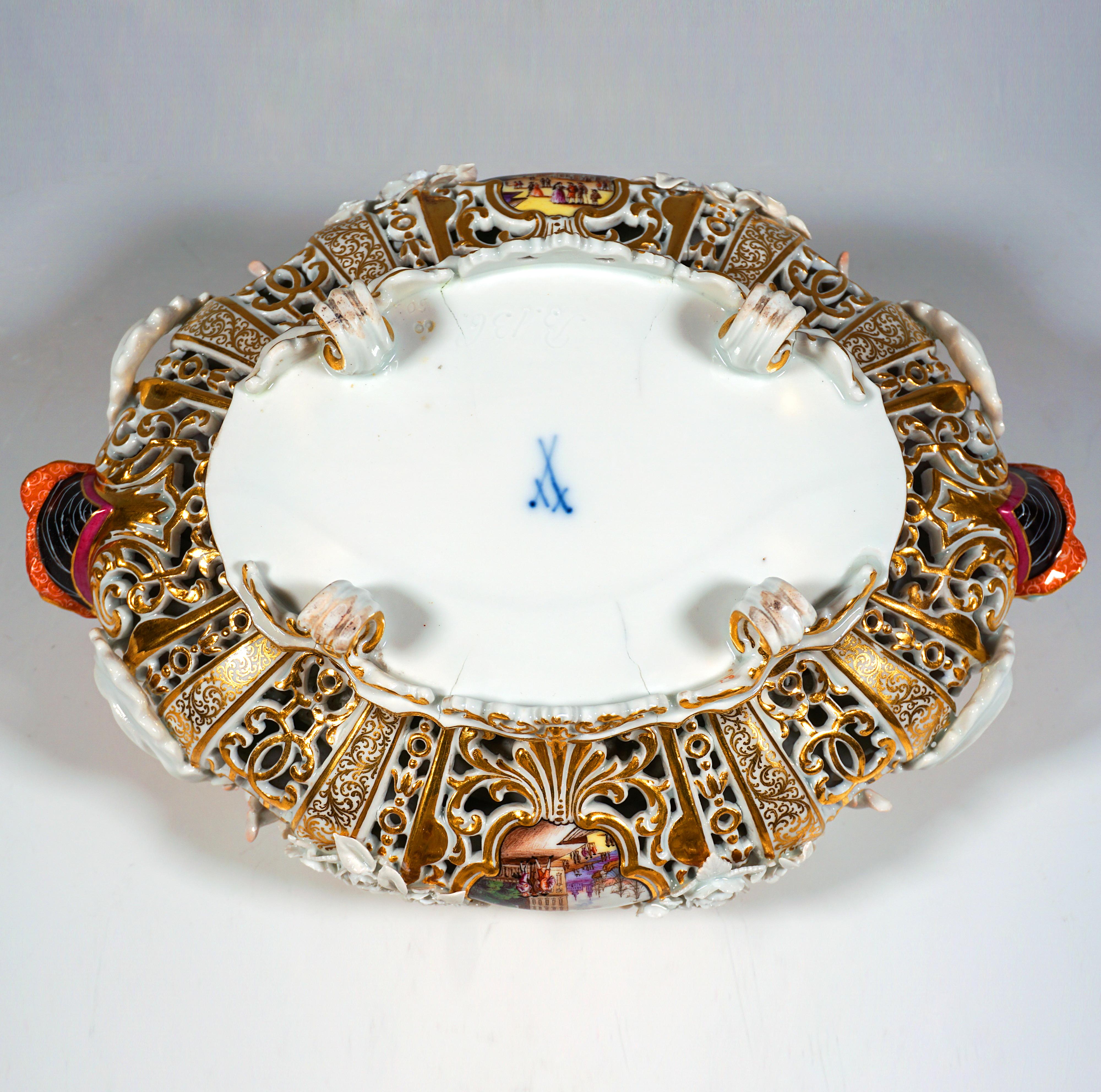 Soupière à couronne de Meissen 