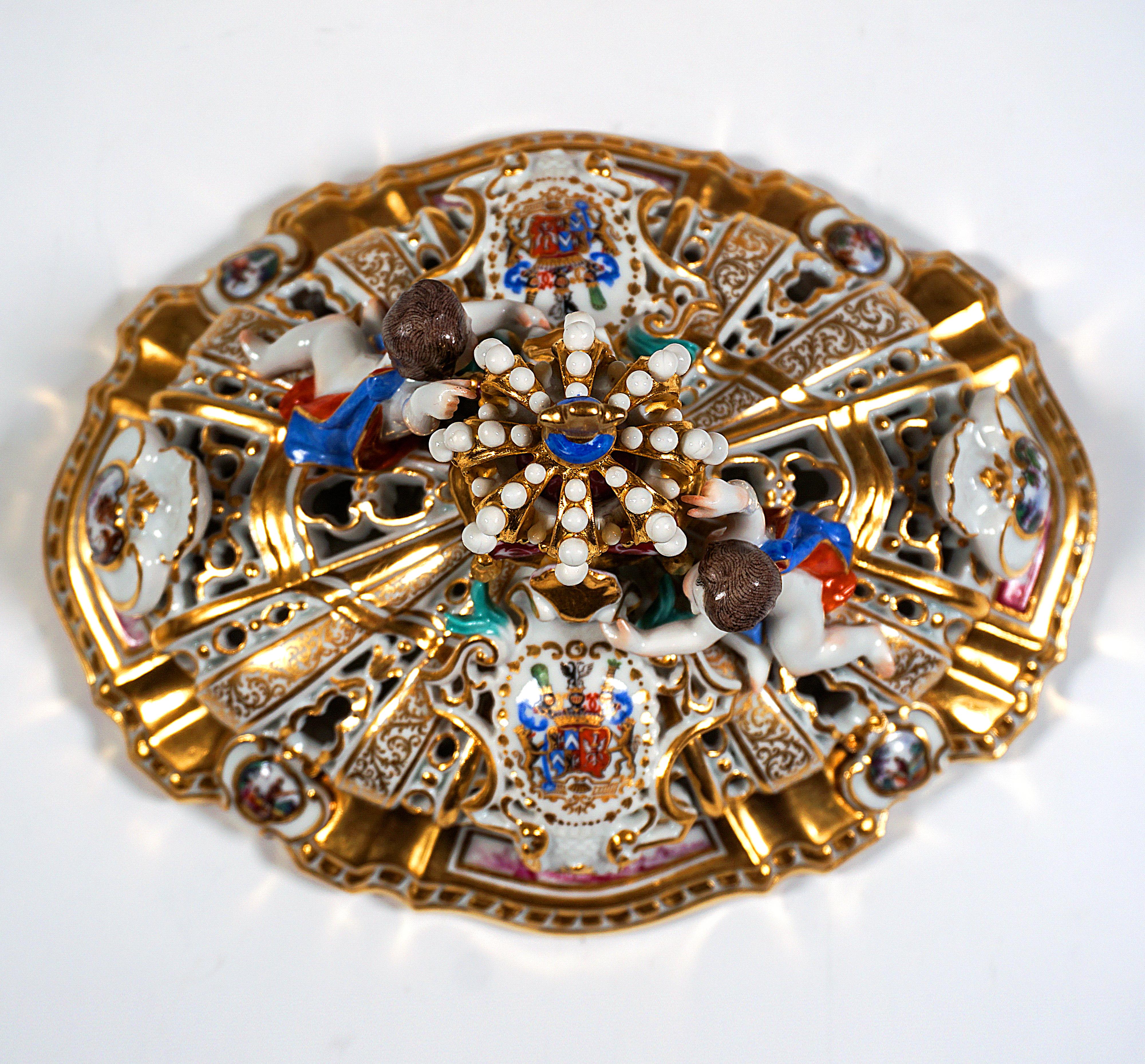 Soupière à couronne de Meissen 