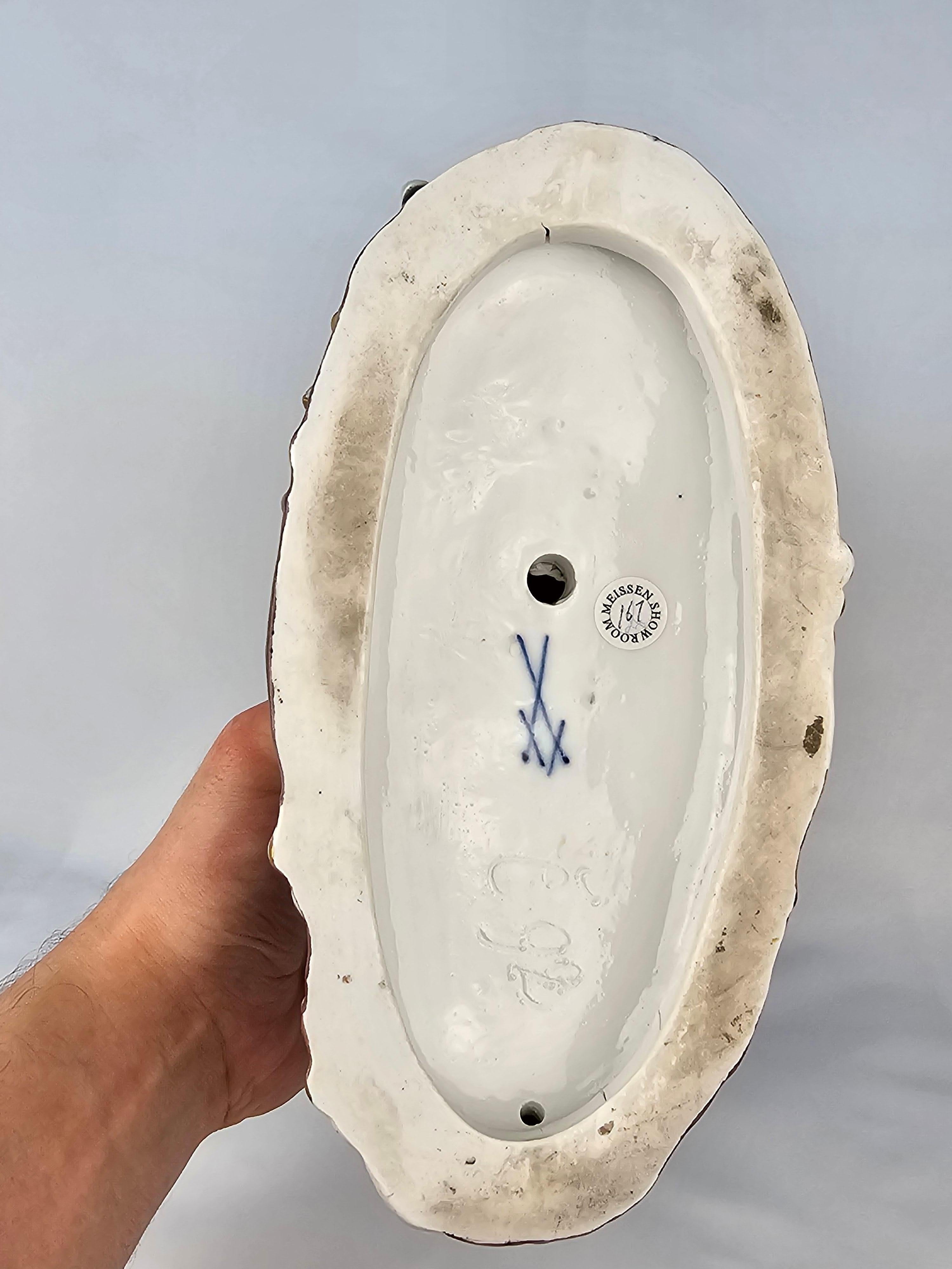 Fine XIX secolo Meissen Imperatrice Caterina II a cavallo