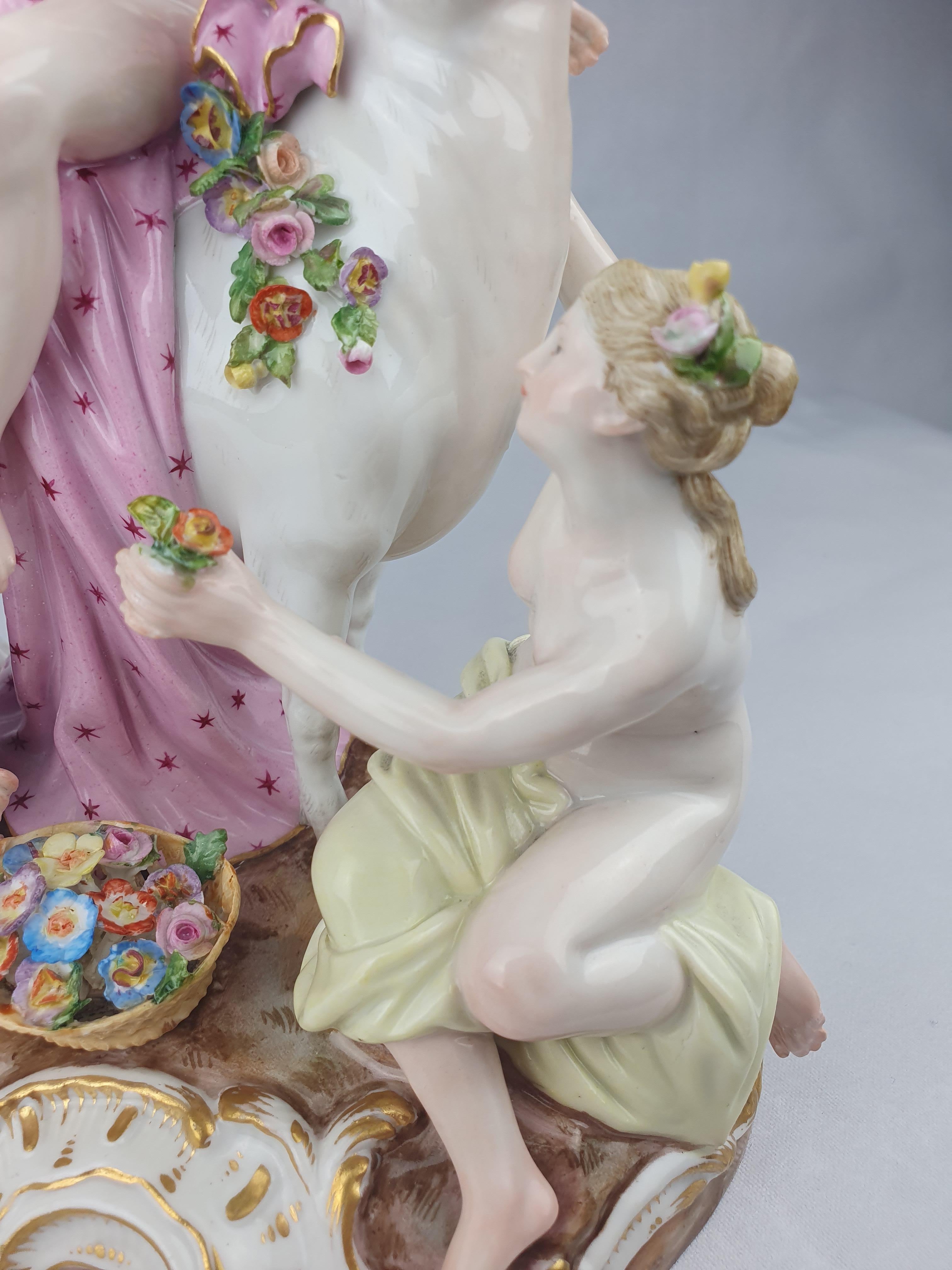 Meissen Europa and the Bull In Good Condition For Sale In Altrincham, GB