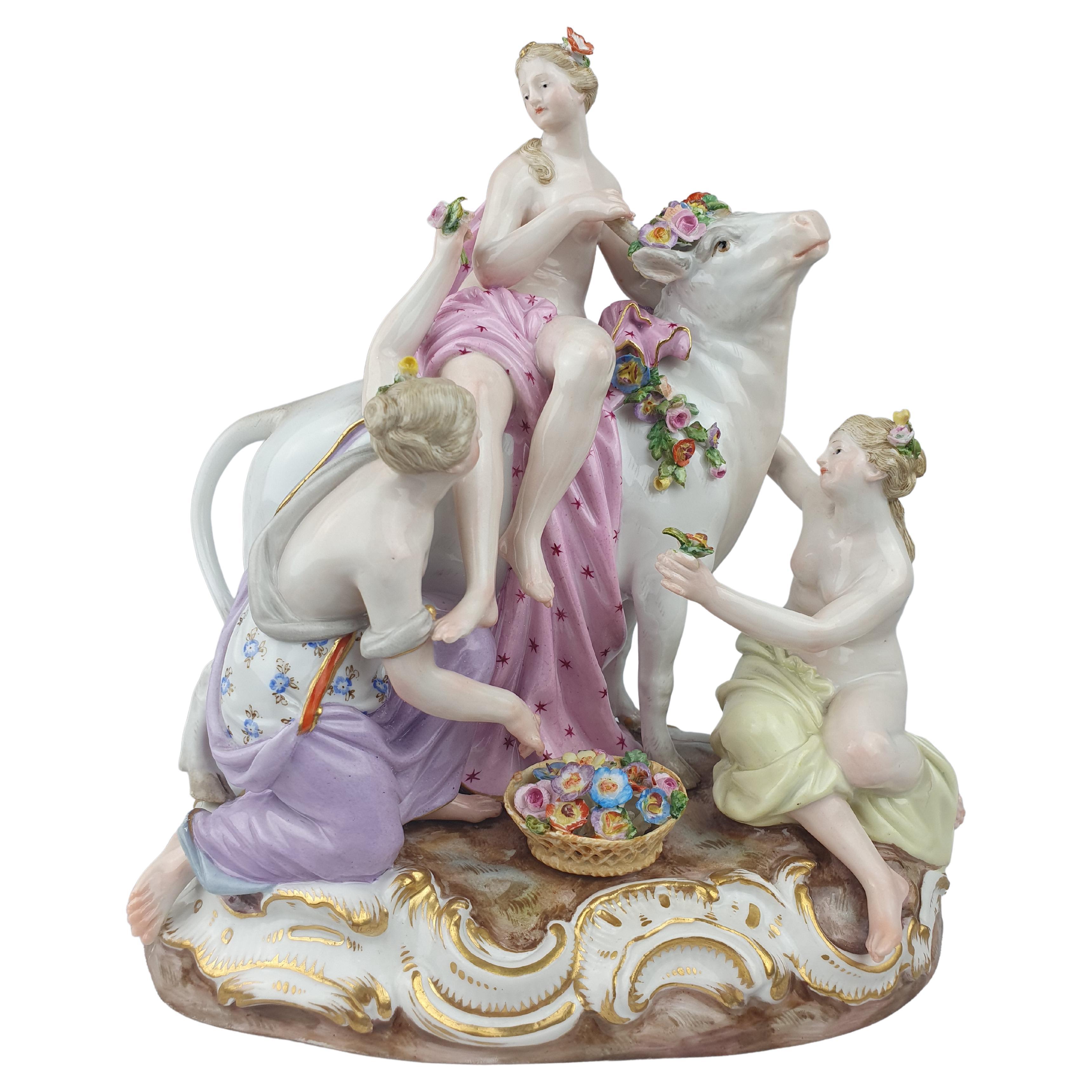 Meissen Europa and the Bull For Sale