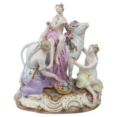 Antique Meissen Europa and the Bull