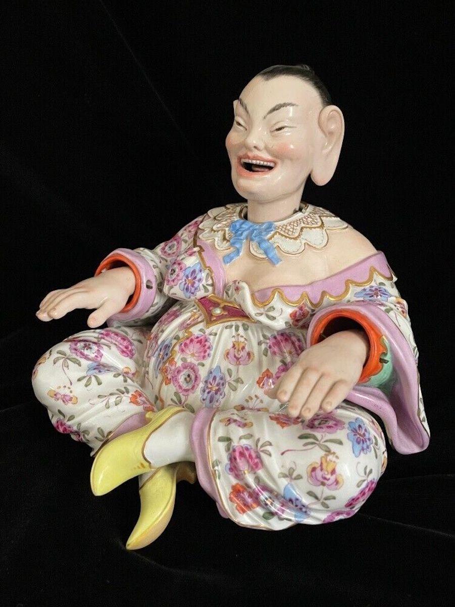 Hand-Painted Meissen Female Chinese Pagoda, Kaendler