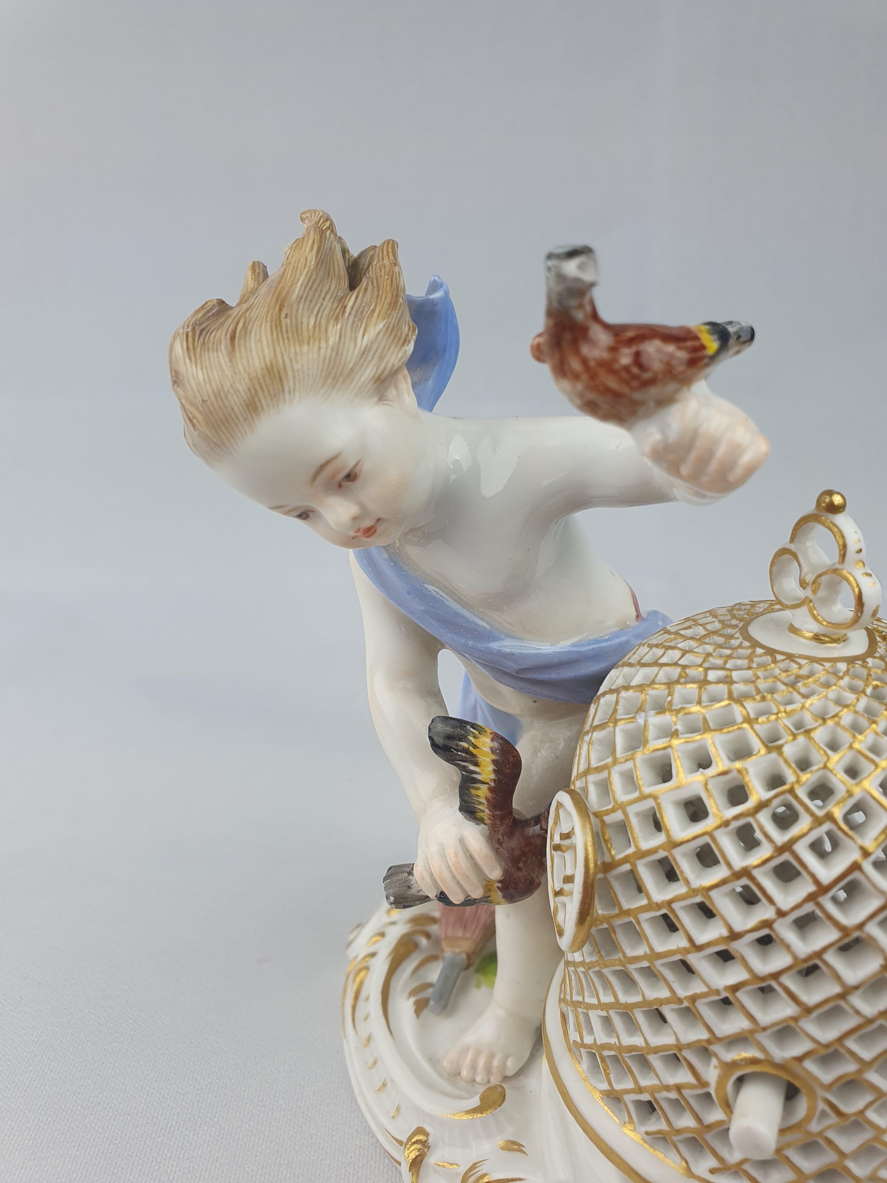 German Meissen Figure of Air “Allegory of the Element Air” 'Element Series' For Sale