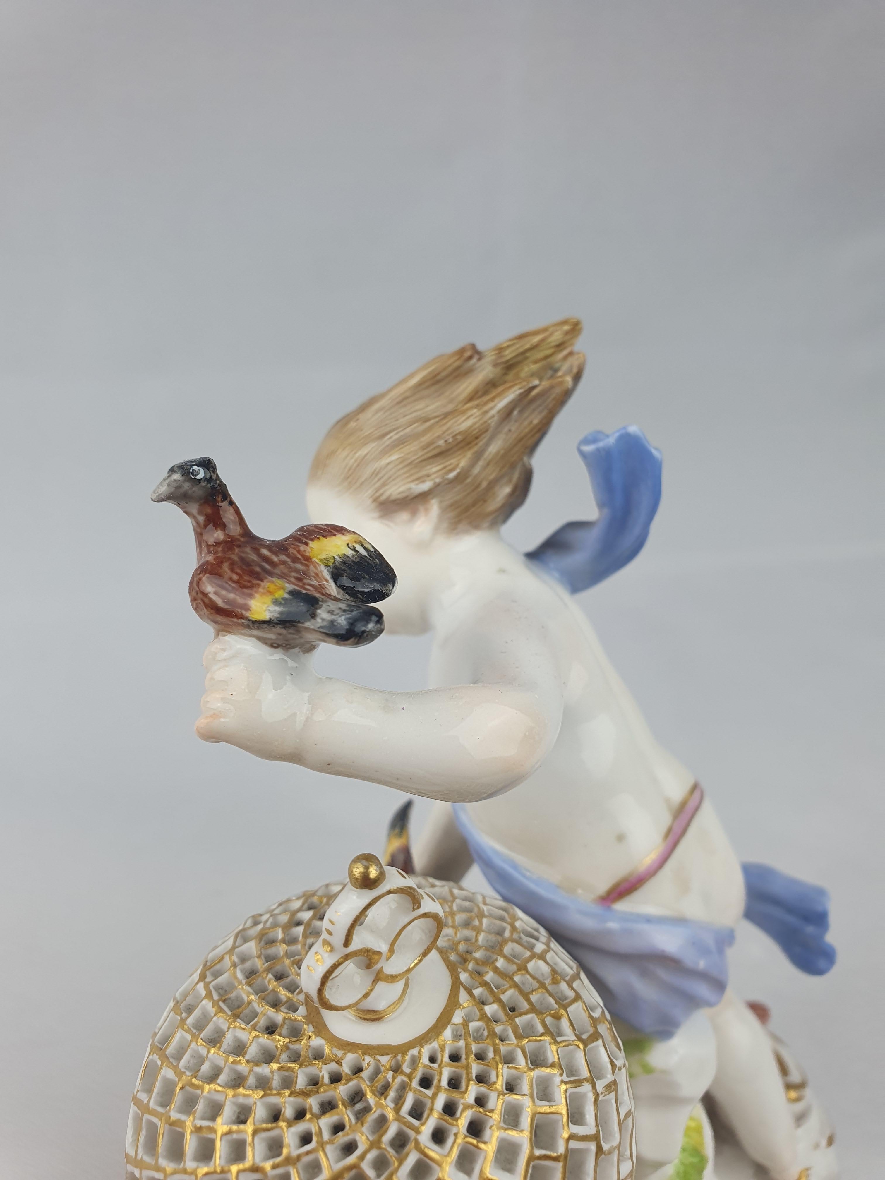 Porcelain Meissen Figure of Air “Allegory of the Element Air” 'Element Series' For Sale