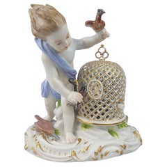 Antique Meissen Figure of Air “Allegory of the Element Air” 'Element Series'