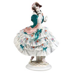 Meissen Figurine 'Estrella', Russian Ballet 'Carnival', by Paul Scheurich, 20th