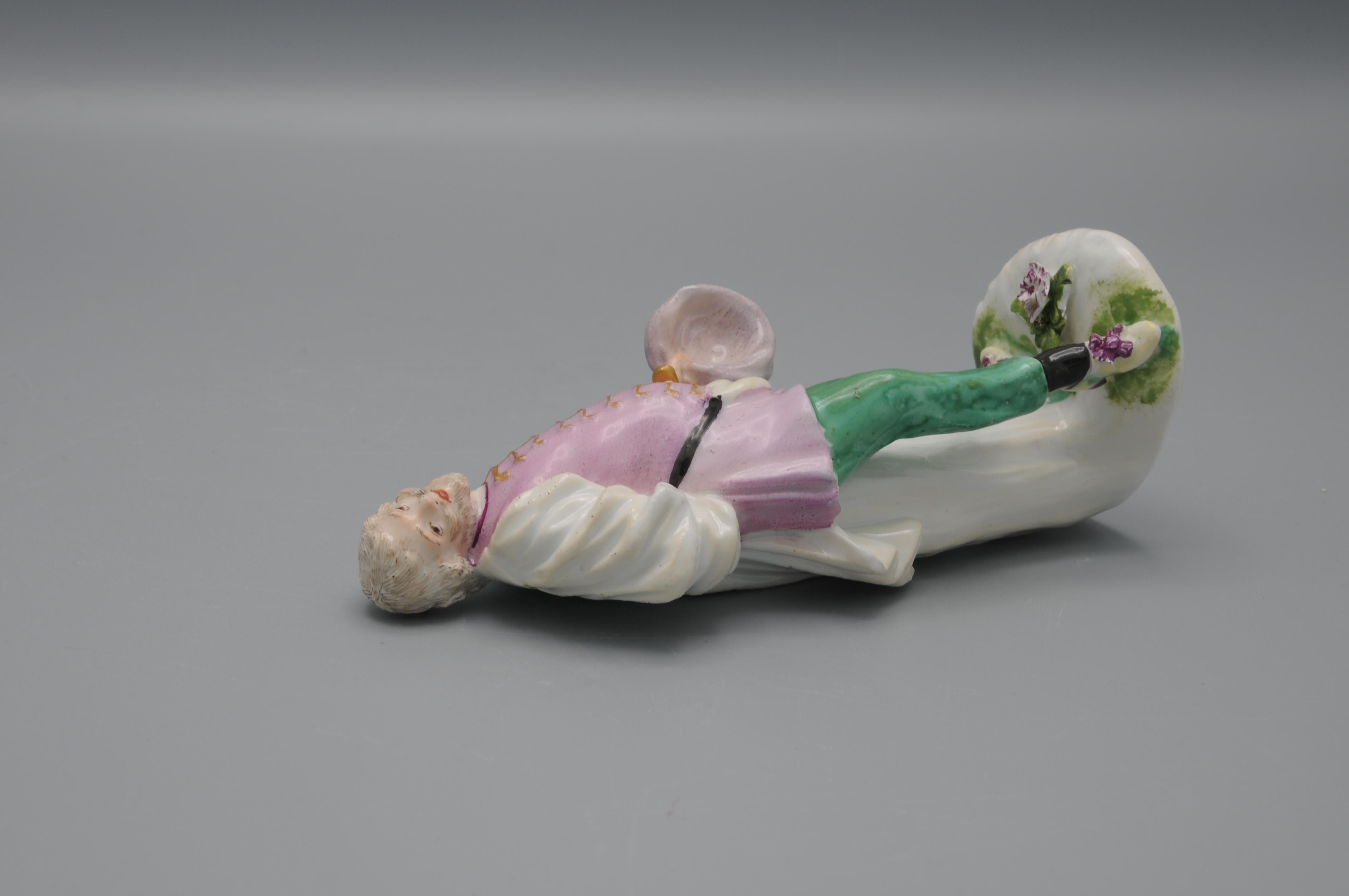 Meissen - estatuilla de Scapino, serie Commedia dell'Arte, ca 1744 en venta 7