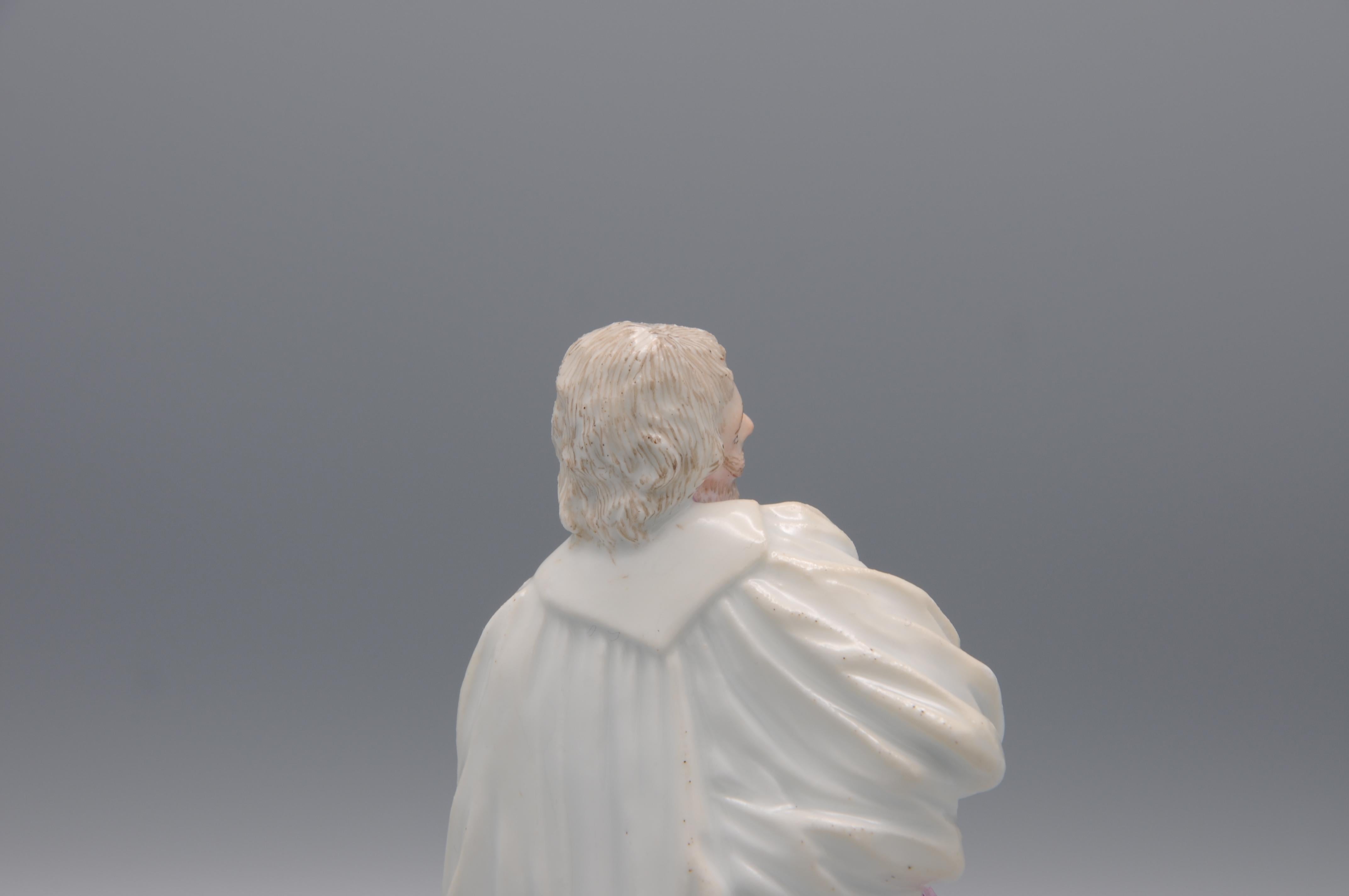 Meissen - estatuilla de Scapino, serie Commedia dell'Arte, ca 1744 Porcelana en venta