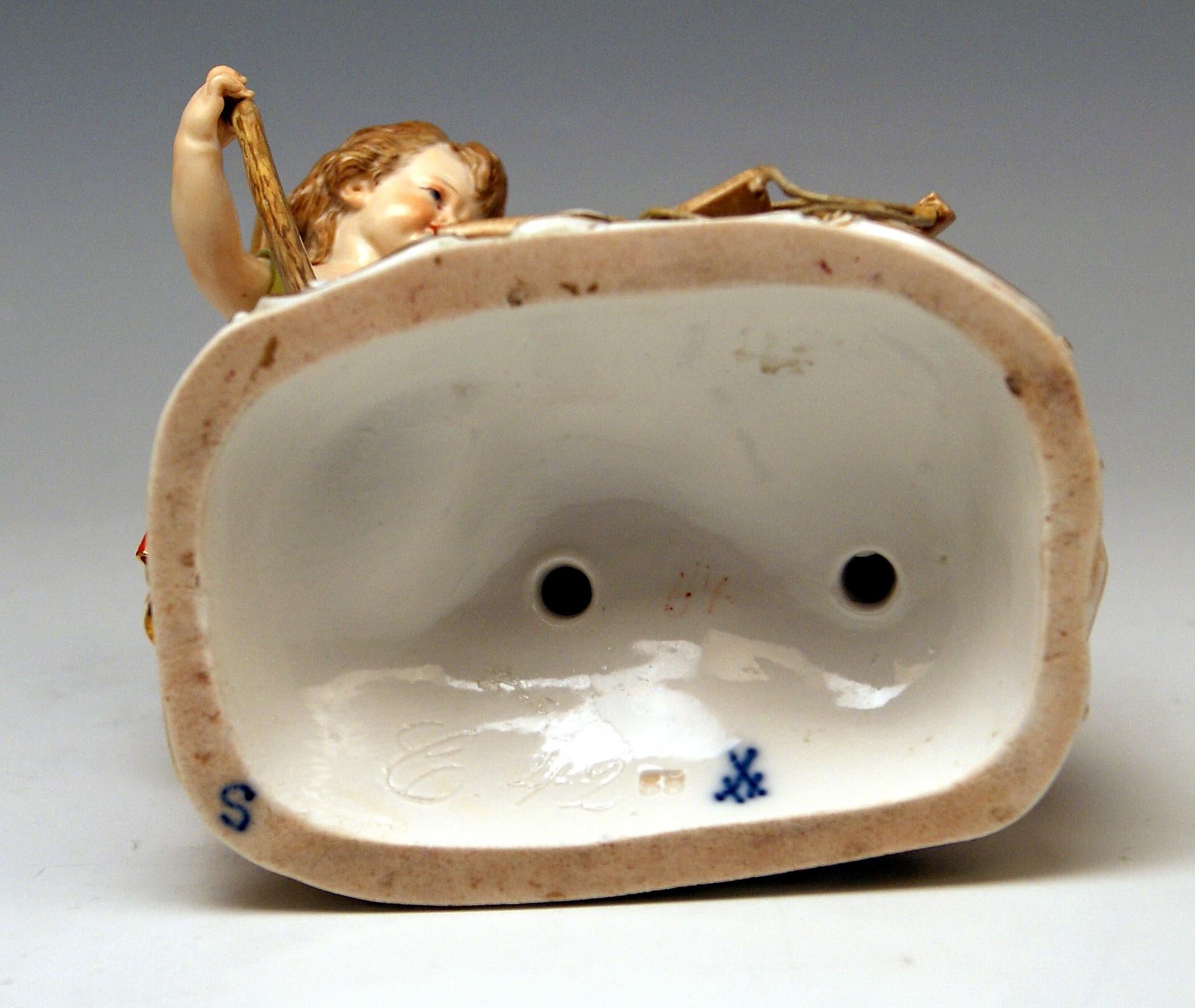 Porcelaine Figurines de Meissen Allegory of Trading Modèle C42 de Schoenheit en vente