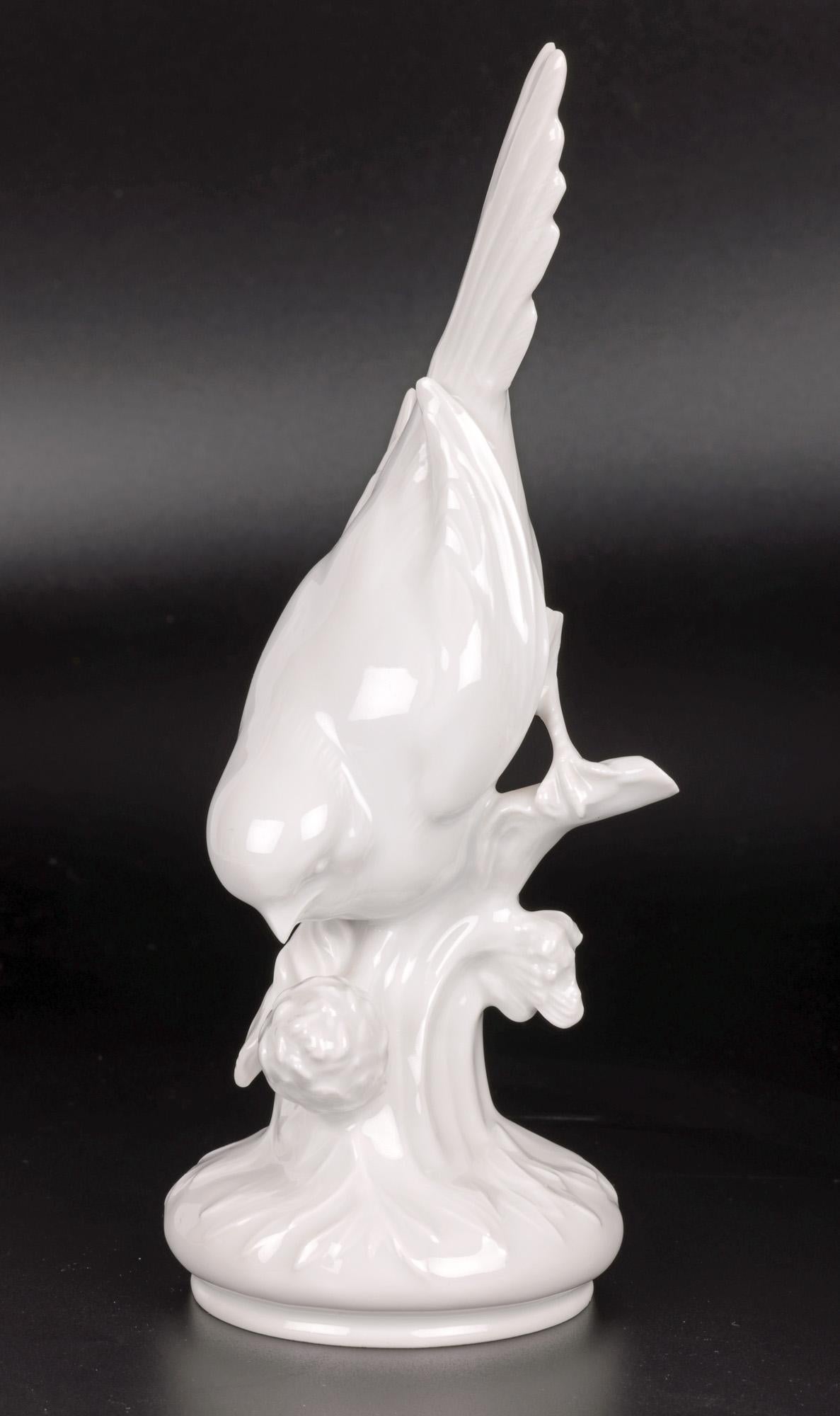 Meissen German Weiss Porcelain Garden Bird Figure For Sale 4