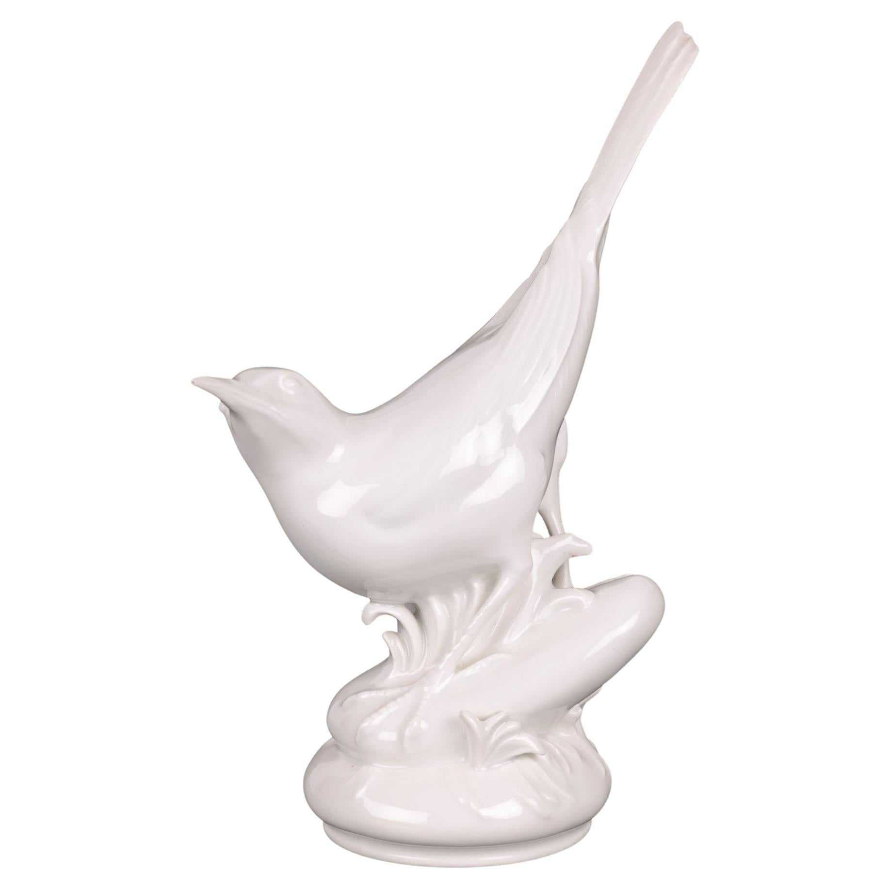 Meissen German Weiss Porcelain Garden Bird Starling Figure