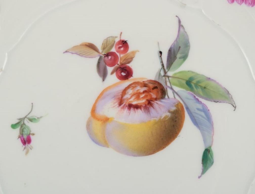 Meissen, Germany. A set of six antique deep porcelain dinner plates.  For Sale 3