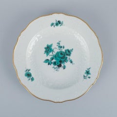 Meissen, Germany, a Set of Six "Neu Marseille" Dinner Plates in Porcelain