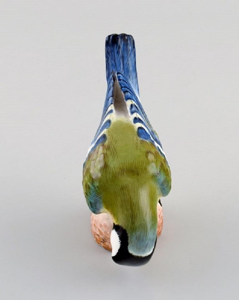 19th Century Meissen, Germany, Antique Hand-Painted Porcelain Figure, Bird, Late 19th C.