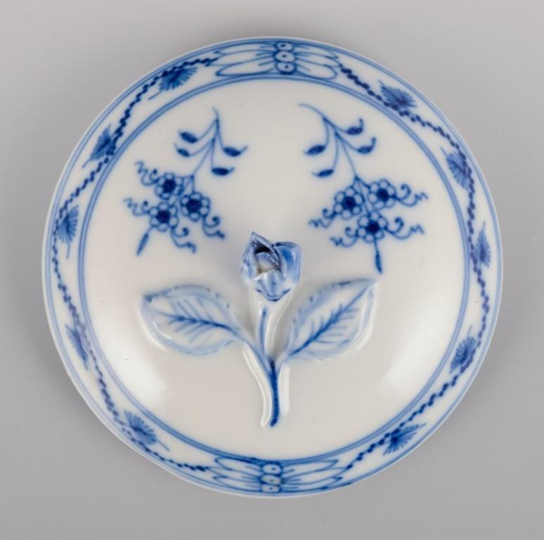 Meissen, Alemania. Patrón Cebolla Azul. Azucarero grande de porcelana Pintado a mano en venta