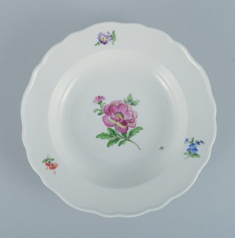 Meissen, Germany.
Five deep plates of porcelain decorated with flowers.
Early 20th century.
In excellent condition.
Marked.
Third factory quality.
Dimensions: D 23.0 x H 5.0 cm.