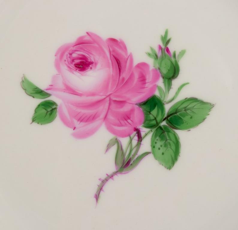 Hand-Painted Meissen, Germany. Five 