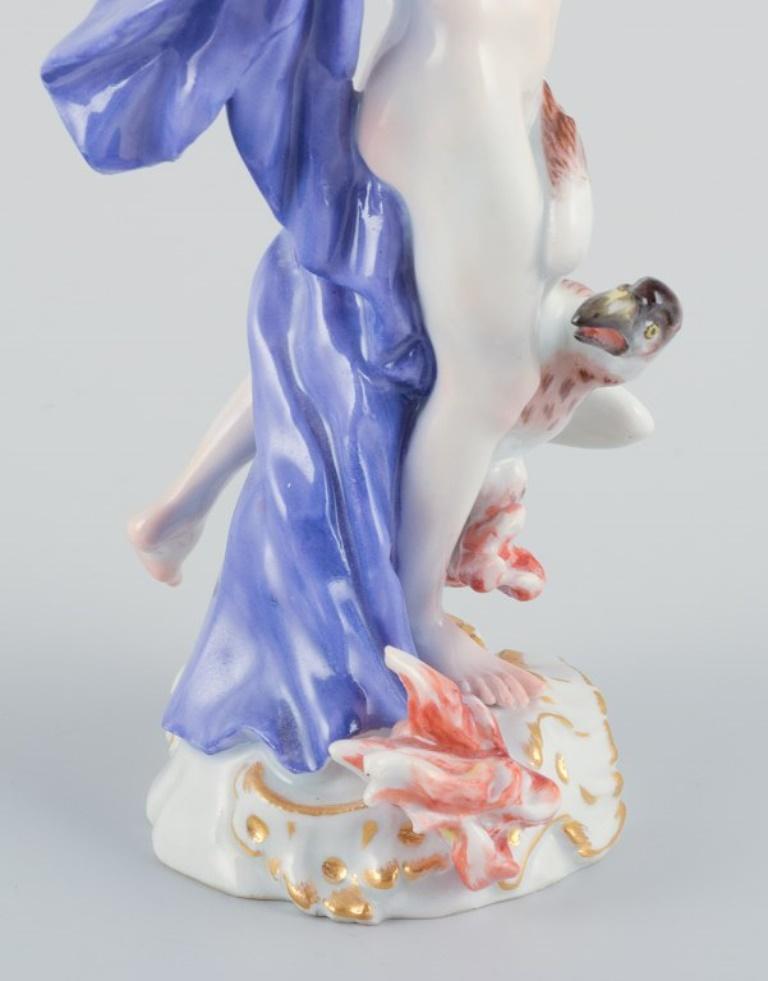 20th Century Meissen, Germany. Hand-painted porcelain figurine of Prometheus. For Sale