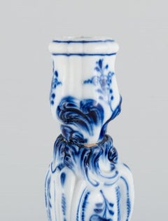 Meissen, Germany, Large Antique Blue Onion Pattern Candlestick, 19th C