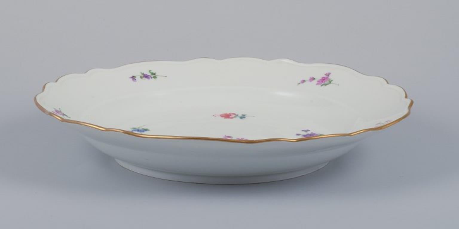 Meissen, Alemania, gran fuente redonda para servir. 1920s principios del siglo XX en venta