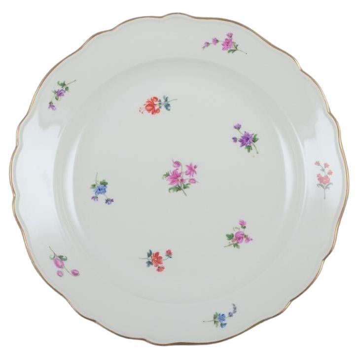 Meissen, Alemania, gran fuente redonda para servir. 1920s