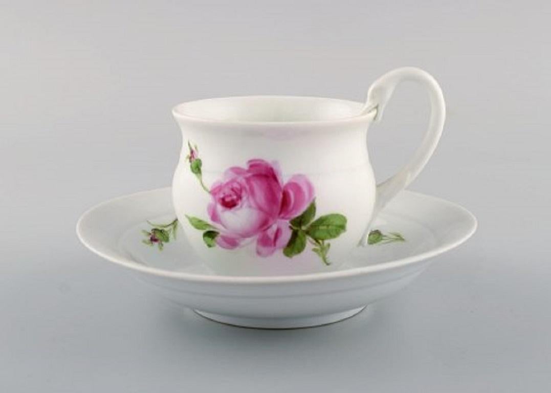 Meissen, Germany, Pink Rose Coffee Service for Five People in Porcelain 3