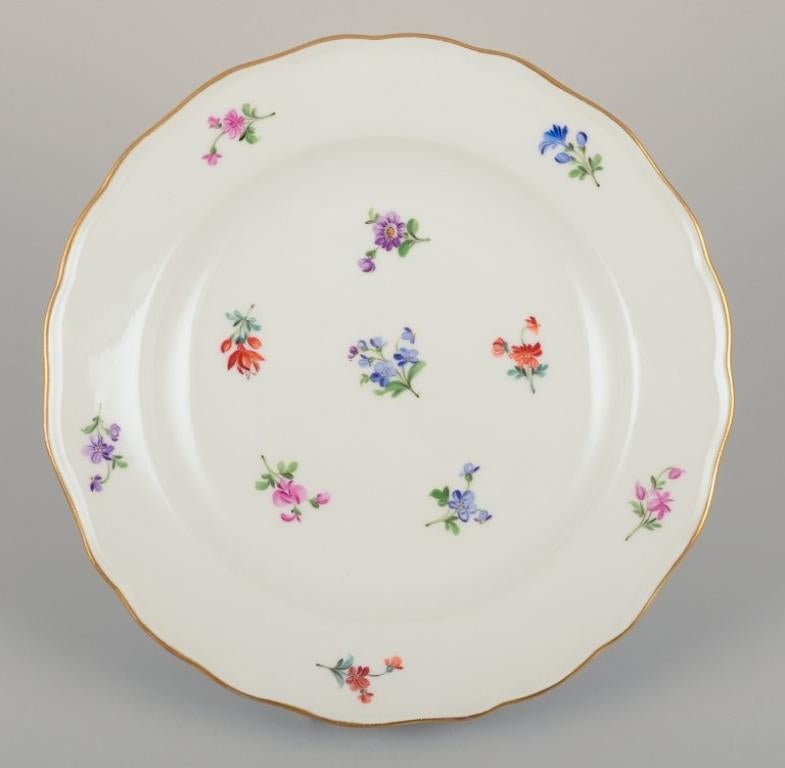 Meissen, Alemania. Juego de cinco platos hondos de porcelana. Alemán en venta