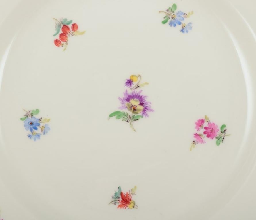 Meissen, Alemania. Juego de cinco platos hondos de porcelana. Porcelana en venta