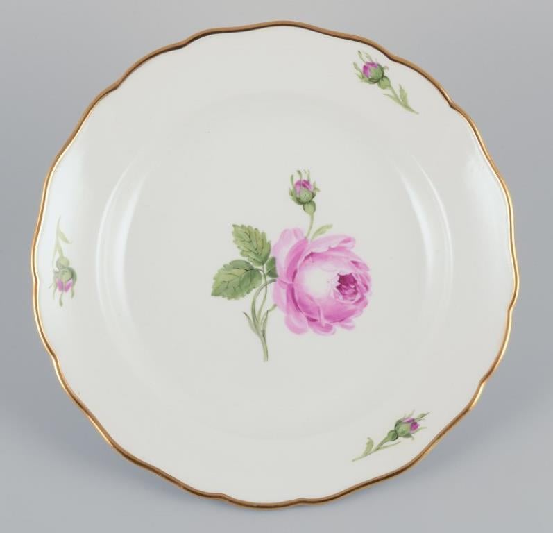 Hand-Painted Meissen, Germany. Set of four 