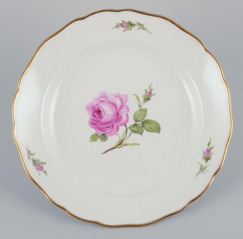 Hand-Painted Meissen, Germany. Set of four 