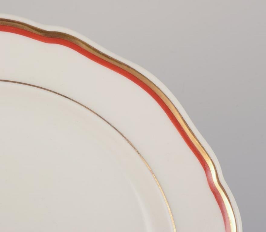 Meissen, Alemania. Juego de cuatro platos de porcelana. Aproximadamente 1930 Alemán en venta